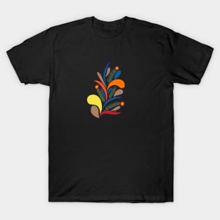 Thanksgiving fall color floral design T-Shirt